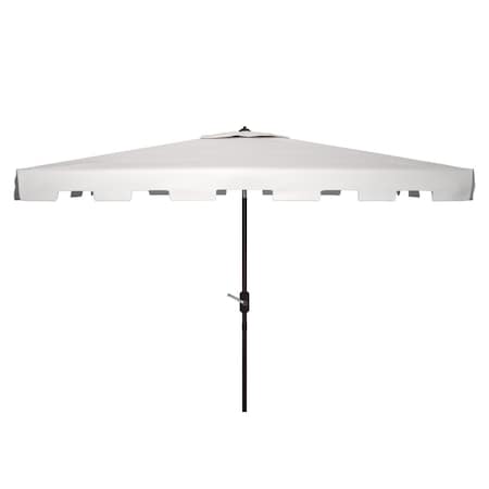 Safavieh 6.5 x 10 in. Zimmerman Rectangle Umbrella, White PAT8300K
